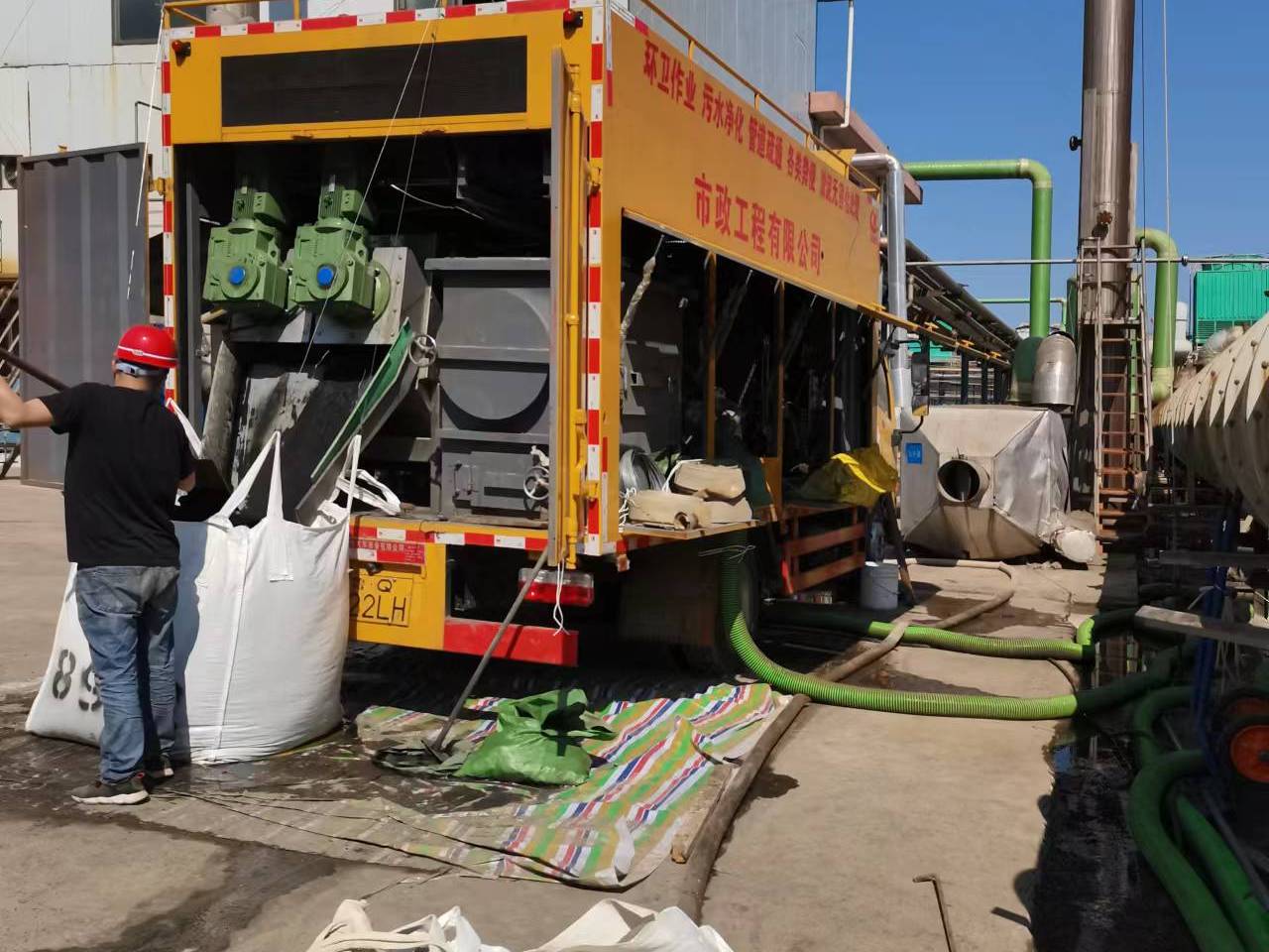 丽水淤泥压干处理